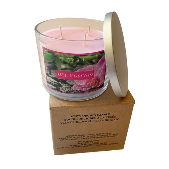 Avon Other - AVON | New In Box Dewy Orchid 3-Wick Candle